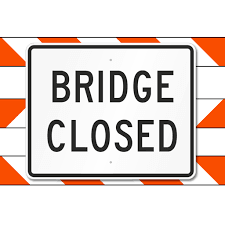 Bridge closed