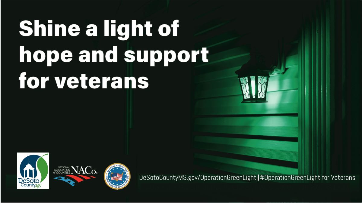 Green light bulb outside of house