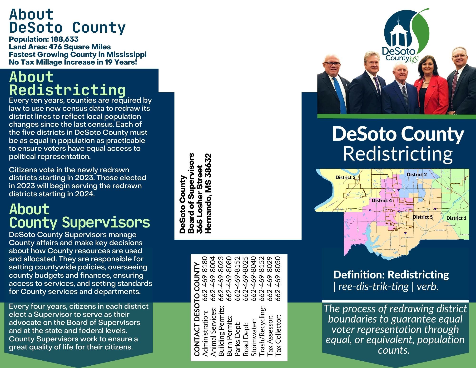 District 1 Redistricting Flyer