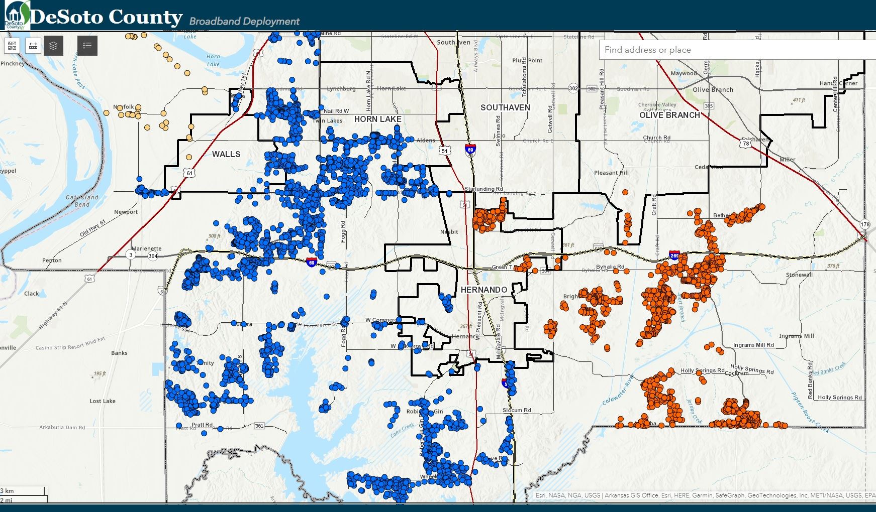 Broadband Deployment Map